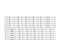 SPOUPKFKCK Nouveau 12 pièces/Kit Bandes LED adaptées for Samsung TV UN58H5202 UE58H5203 UE58J5202 CY-HH058BG V580HJ1 2014SVS58 UA58H5288AJ UN58H5202AF