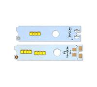 SPOUPKFKCK Phare de voiture Led for puce CSP, 8.8-9.4V 9-10V, H4 H7 H1 H3, blanc froid, 6000-6500K, 1200mA, 1500mA, ampoule antibrouillard, 2 pièces(2pcs NO.16)