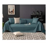 SPOUR Couverture de Canapé, Housse de Canapé en Tissu Imitation Cuir 3 Places - Protection Imperméable pour la Décoration du Salon