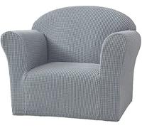 SPOUR Housse de canapé Extensible, Housse de canapé Souple, Housse de Fauteuil, Housse de canapé, Protection de Meubles pour Enfants, Tout-Petits, bébés (Couleur : Gris Clair)