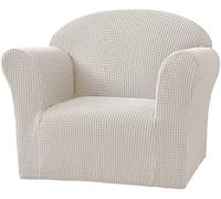 SPOUR Housse de canapé Extensible, Housse de canapé Souple, Housse de Fauteuil, Housse de canapé, Protection de Meubles pour Enfants, Tout-Petits, bébés (Couleur : Ivoire)