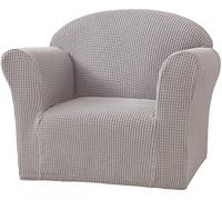 SPOUR Housse de canapé Extensible, Housse de canapé Souple, Housse de Fauteuil, Housse de canapé, Protection de Meubles pour Enfants, Tout-Petits, bébés (Couleur : Gris)