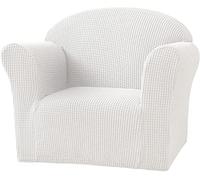 SPOUR Housse de canapé Extensible, Housse de canapé Souple, Housse de Fauteuil, Housse de canapé, Protection de Meubles pour Enfants, Tout-Petits, bébés (Couleur : Blanc)