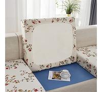 SPOUR Housse de Coussin de siège de canapé, Housse de Coussin Extensible, Protection de Meubles pour Coussins de siège de canapé et de Chaise individuels (A3, Grand 1 Place)