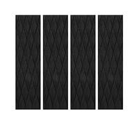 Spourita 4Pcs Pads de Traction de Planche de Surf EVA Surfing Skimboard Deck Traction Pads Anti-Slip Front Tail Pad pour Surfboards, Kiteboard