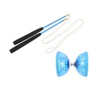 Spourita Diabolo à Double Roulement à Trois Têtes, Jouet de Fitness Diabolo pour Jeux en Plein Air, Diabolo Jouet Yo-Yo pour Personnes Âgées et Enfants.