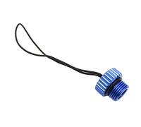 Spourita PlongéE sous-Marine DIN RéServoir Valve Couvercle Fileté 5/8-14NPS Bouchon Anti-PoussièRe Bouchon Anti-PoussièRe Protecteur RéServoir RéGulateur Protection Couvercle Bleu