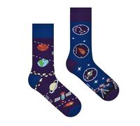 Spox Sox Casual Unisex - multicolores, drôles, fantaisie, originales, rigolotes, coton amusantes chaussettes, 36/39, Planètes