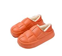 SPPEOUKJ Chaussons imperméables en coton for femmes, chaussures d'hiver en coton for l'automne et l'hiver, for l'intérieur et l'extérieur, for hommes(Wine red,40-41)