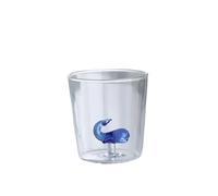 SPPEOUKJ Creative Handmade BUBBLE GLASS CUP Three-Dimensional Animal and Plant Shape Coffee Milk Drink Cute Transparent Glass Cup(08 Blue Whale)