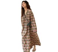 SPPEOUKJ Pyjama Femme Coton Chemises De Nuit, Peignoirs, Vêtements for Femmes, D'intérieur, Printemps-Automne, Fins, Simples pour Femme(M)