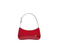 SPPEOUKJ Sous Les Aisselles Pochette Extérieure Femmes Sac à bandoulière for femme, design de niche avec une touche de cuir verni, sac rouge en forme de croissant à une épaule For Main Portable Femme