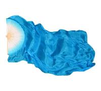 SPPEOUKJ Voile de Danse du Ventre 100% Paires d'éventails en Soie (1L + 1R), Accessoire de Costume de Danse du Ventre léger et Fluide for Studio de Musique, éloge de l'église(Black,120cmX90cm-Girl)