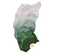 SPPEOUKJ Voile de Danse du Ventre 100% Paires d'éventails en Soie (1L + 1R), Accessoire de Costume de Danse du Ventre léger et Fluide for Studio de Musique, éloge de l'église(Orange,120cmX90cm-Girl)