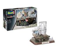 Revell 03321 - Maquette de Char d'assaut à Construire -SpPz2 Luchs Diorama en Puzzle 3D, échelle 1/35