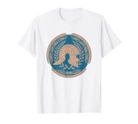 SPQR Casque de légionaire Romain T-Shirt Graphique avec Valeur, Homme, Blanc, XL