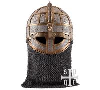 SPQR Casque Viking Authentique Valsgärde 8 Avec Cotte de Mailles
