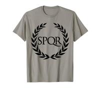 SPQR Couronne d'histoire Latine Rome Antique République Romaine T-Shirt