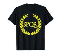 SPQR Couronne d'histoire Latine Rome Antique République Romaine T-Shirt