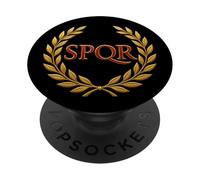 SPQR - Empire Romain - Senatus Populus Que Romanus PopSockets PopGrip Adhésif