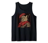SPQR Empire Roman Legion Cat Warrior Graphique Japonais Débardeur