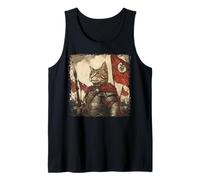 SPQR Empire Roman Legion Cat Warrior Graphique Japonais Débardeur