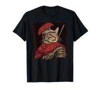 SPQR Empire Roman Legion Cat Warrior Graphique Japonais T-Shirt