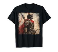 SPQR Empire Roman Legion Cat Warrior Graphique Japonais T-Shirt