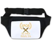 SPQR Roma Invicta Sac banane Blanc