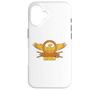 SPQR Roman Eagle Légion Bannière Militaire Histoire de Rome Coque pour iPhone 16