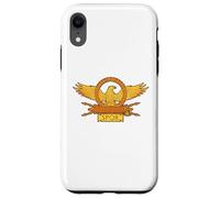 SPQR Roman Eagle Légion Bannière Militaire Histoire de Rome Coque pour iPhone XR