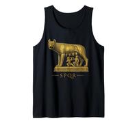 SPQR Roman Rome Loup Romulus Remus Débardeur