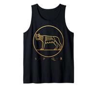 SPQR Roman Rome Loup Romulus Remus Débardeur