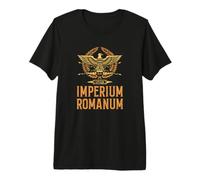 SPQR Romans Eagle Rome Imperium Romanum Histoire Empire Romain T-Shirt Haut de Gamme