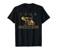 SPQR Rome Caput Mundi Rome Antique Empire Romain T-Shirt