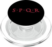 SPQR SENATUS POPULUS Que ROMANUS RÉPUBLIQUE Romaine Rome Rouge PopSockets PopGrip pour MagSafe