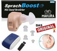 SprachBoost Mini amplificateur d'écoute Aide auditive Amplificateur de son invisible Box