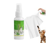 Spray à chat - Spray liquide naturel pour chats, 50 ml | apaisant pour le stress de voyage pension visite vétérinaire, spray à chat pour jouets et tiragrames, relaxation nature
