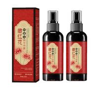 Spray à l'essence de safran et de Polygonum multiflorum, sérum capillaire aux extraits de plantes, anti-chute et fortifiant pour les racines, réduit la sécheresse et les frisottis.