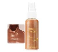 Spray à paillettes - 100 ml - Brillance chatoyante - Pour visage, cheveux, corps - Imperméable - Durable - Brume ultra fine - Pour festival, Halloween, carnaval, maquillage