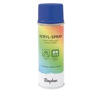 Rayher Spray peinture acrylique mat, bleu, 200ml, DIN EN71-3, base aqueuse, séchage rapide, multiples surfaces, intérieur, extérieur, décoration, rénovation-34145385, Bleu Ultramarin