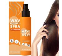Spray activateur de vagues - 100 ml - Spray pour cheveux bouclés - Brume texturante pour cheveux - Après-shampoing léger amélioré et pour hommes, femmes, salon, maison, voyage et fêtes