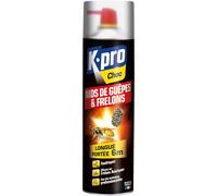 Spray Aérosol Nid De Guêpes Et Frelons - Détruit À Distance Les Nids - Efficace Sur Le Frelon Asiatique - Longue Portée - Jet Puissant Et Ciblé - Technique Professionnelle - 500ml - 1 Nid