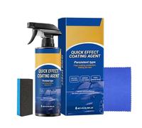 Spray Agent de Revêtement pour Véhicules | Nettoyant pour Vitres de Véhicule,Imperméabilisant avec Éponge et Serviette pour Carrosserie Vitres Pare-brise Détail Maison Camping-Car Bateau