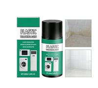 Spray Agent Jaunissement | 100 ml Restaurateur De Brillance Anti-Rayures | Spray Nettoyant Pour Climatiseur Avec Éponge Et Chiffon | pour Cuisine Cuiseur Vapeur Congélateur Micro-ondes