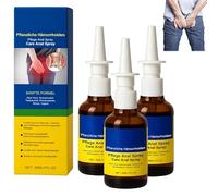 Spray anal naturel pour hémorroïdes, spray pour hémorroïdes et fissures, soulagement rapide (3 Pièce)