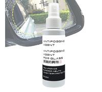Spray Anti-Buée | 100ml Spray Anti-Buée pour Vitres Auto | Nettoyant Contre Film Gras Pour Conduite Voyage Camion SUV Vitre Latérale Rétroviseurs Porte Véhicule Casques Lunettes | Glaces Rétroviseurs