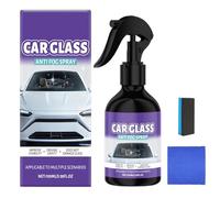 Spray Anti-buée - Désembueur De Nettoyage Pour Verre De 100 Ml Avec Éponge | Spray Vision Claire | Miroir De Fenêtre Anti-humidité, Protection Pour Pare-brise, Lunettes, Moto, Intérieur, Extérieur