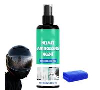 Spray anti-buée - Nettoyant pour visière de casque - Solution sans traces de 100 ml - Polissage des lentilles de moto - Bouclier de protection imperméable - Spray anti-buée - Traitement visuel clair