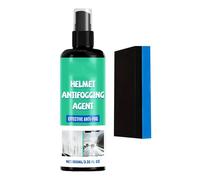 Spray anti-buée pour casque, 100 ml, nettoyant sans traces, anti-buée pour casque de moto, lunettes de hockey, football, sport, eau de pluie